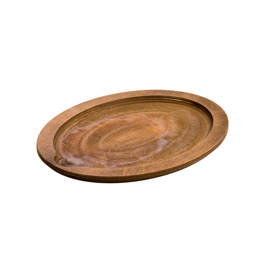Lodge 13.25 Inch Jumbo Oval Walnut Wood Underliner