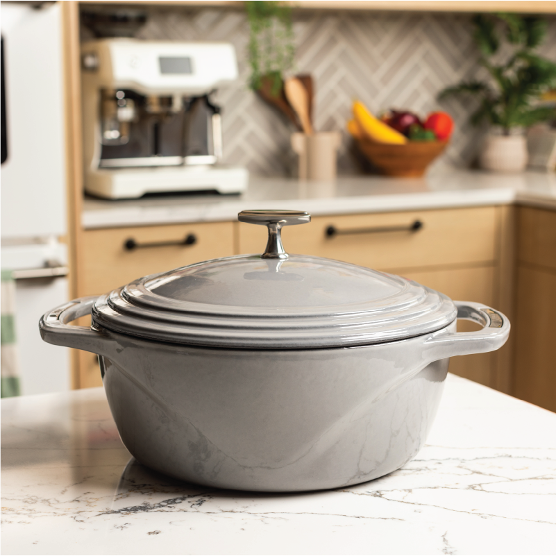 Lodge USA Enamel™ Cast Iron Dutch Oven - Image 4