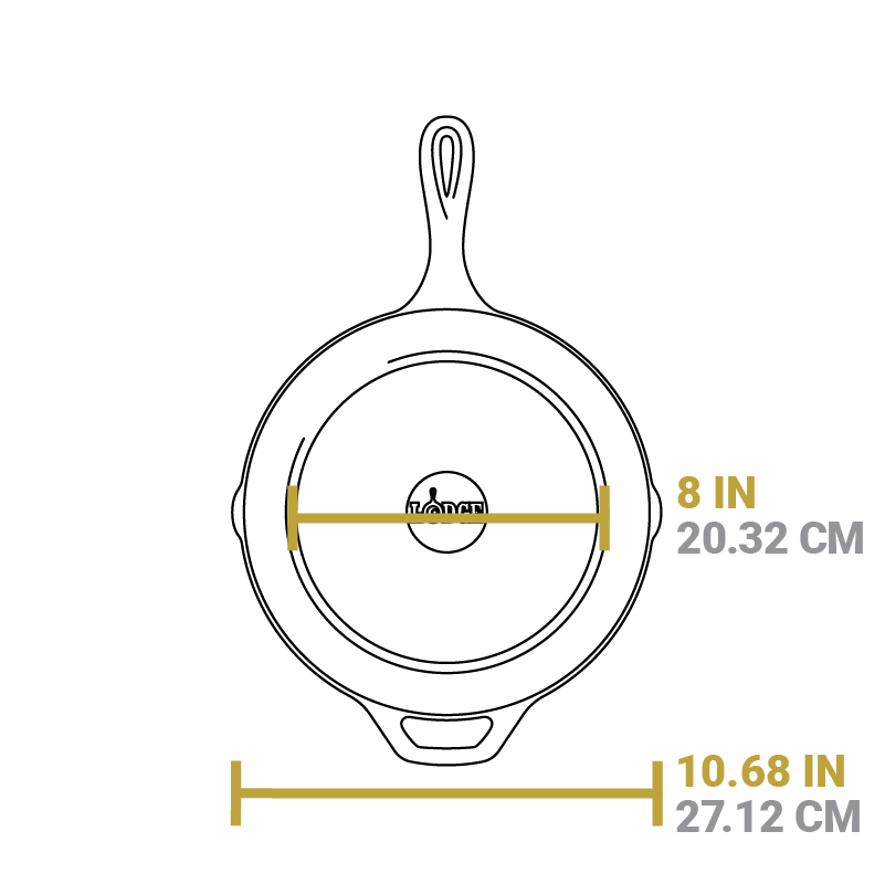 Lodge Essential Seasoned Cast Iron Skillet Set - Image 13
