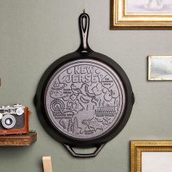 Alternative view of Lodge American Road Trip: 12 Inch Seasoned Cast Iron Skillet, New Jersey