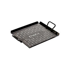 Lodge 13 x 12 Inch Seasoned Carbon Steel Grilling Basket