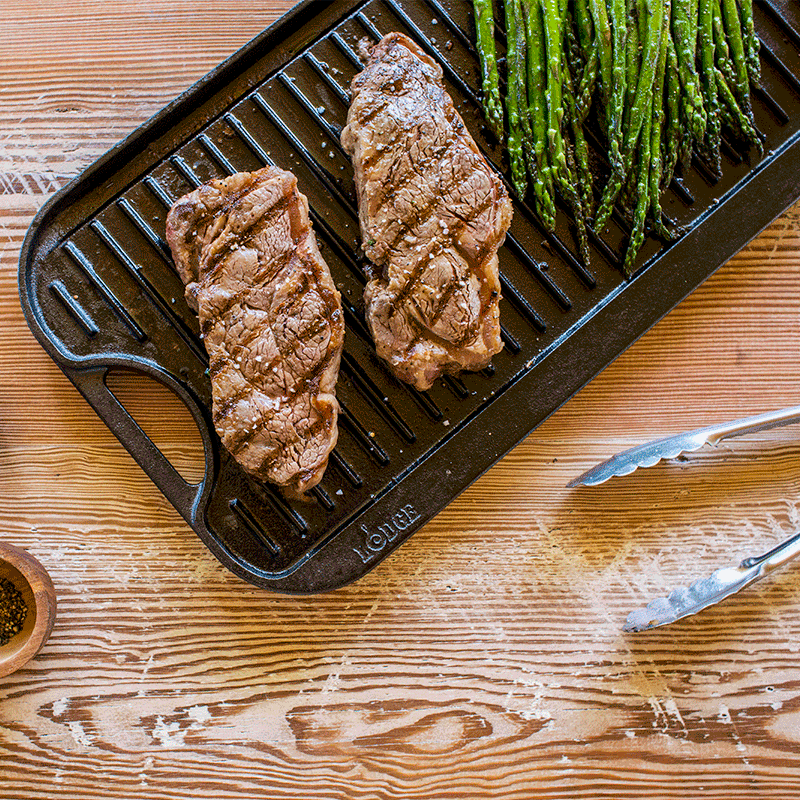 Lodge 20 x 10.5 Inch Pro-Grid Reversible Grill/Griddle - Image 7