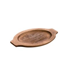 Lodge Grip Style Oval Wood Underliner
