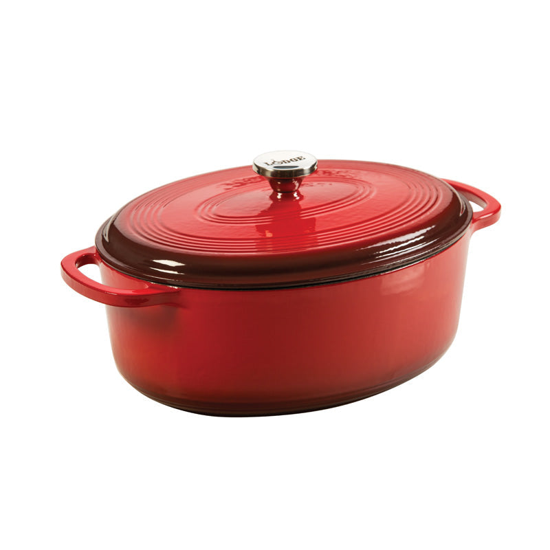Lodge Essential Enamel Oval Dutch Oven - Image 4