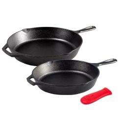 Lodge Lodge Fan-Favorite Skillets Set with Handle Holder