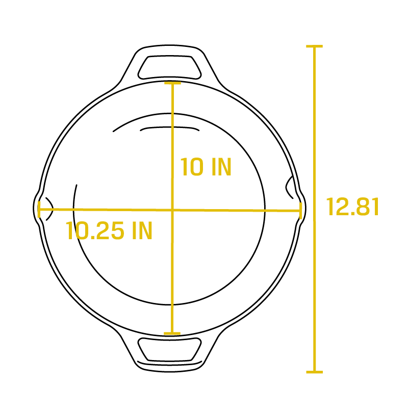 Lodge Cast Iron Dual-Handle Pan - Image 16